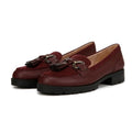 LifeStride Womens Logan Flat Loafers Size 8 EU 38.5 Wine Red NIB