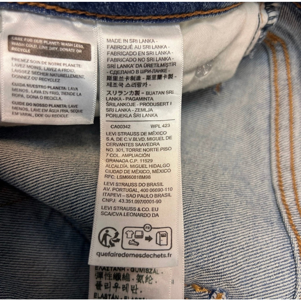 LEVI'S Women's Superlow Bootcut Jeans 25x32 Size 0 Medium Wash NWT A4679-0001
