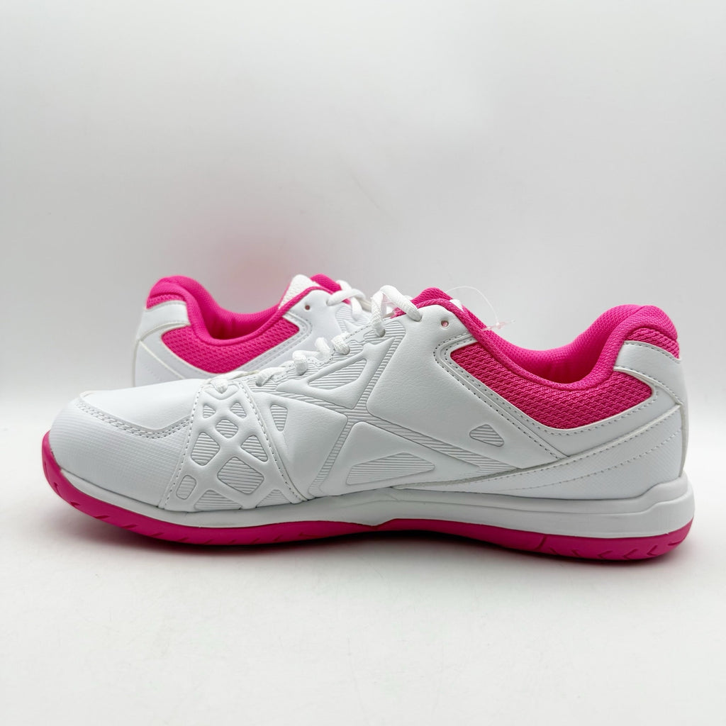 FILA Womens Double Bounce 3 Pickleball Shoes Size 9.5M White Pink Athletic NWOB