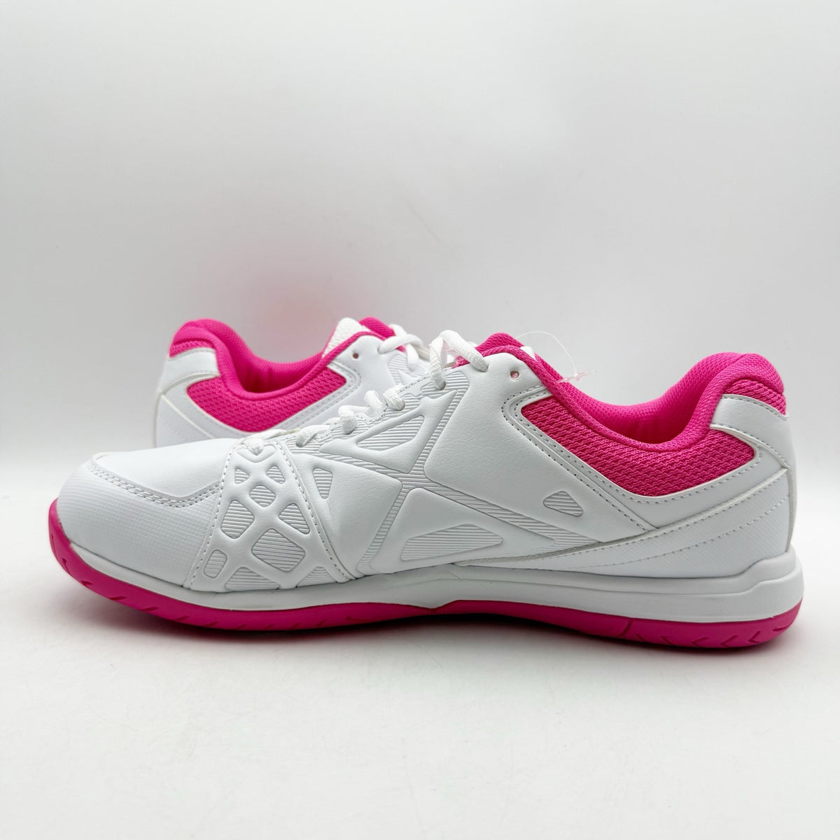 FILA Womens Double Bounce 3 Pickleball Shoes Size 9.5M White Pink Athletic NWOB