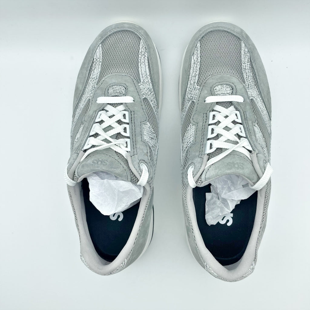 SAS Womens Tour Mesh Sneakers Size 12 M Grey White Comfort Walking NIB