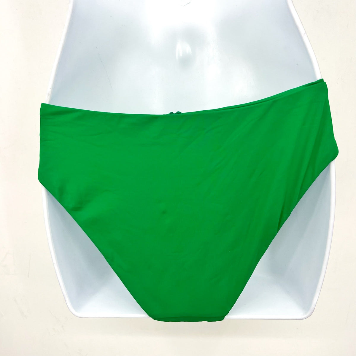 BECCA Milani Draped Hipster Bikini Bottom Medium Grass Green Color Code NWT