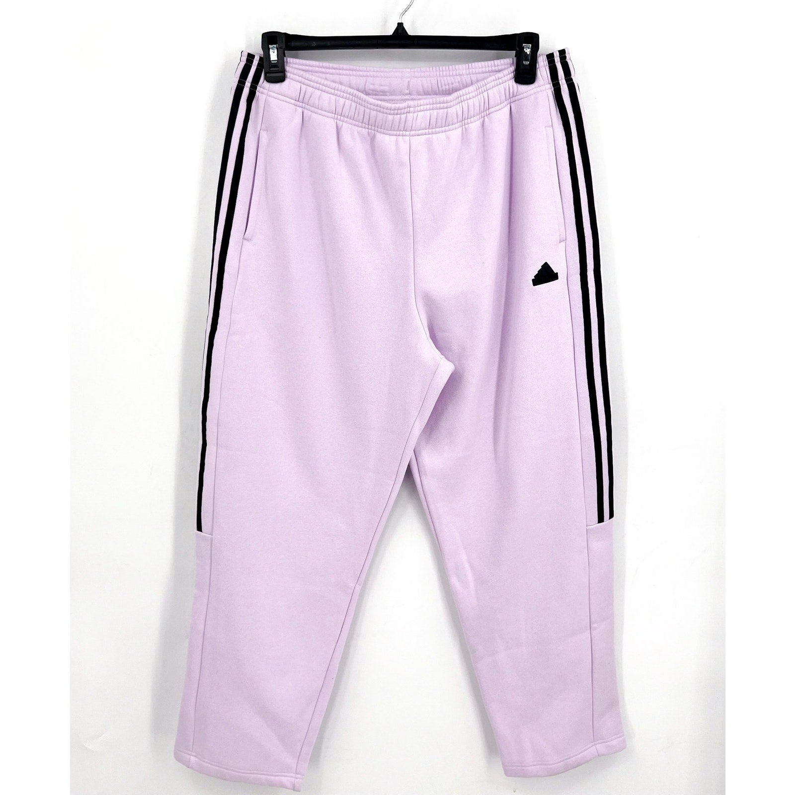 ADIDAS Womens Tiro Fleece Pants XL Purple Ice Lavender Pull-On NWT
