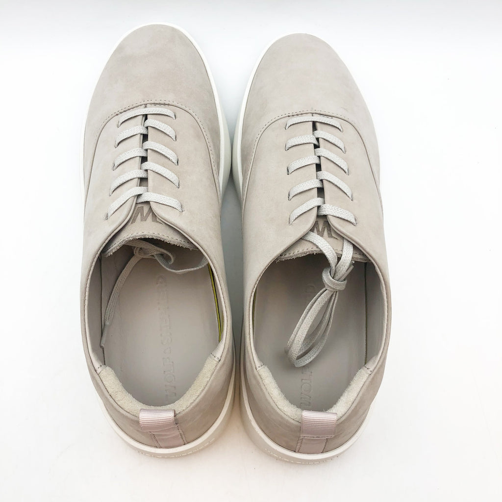 Wolf & Shepherd Cruise Casual Sneakers MENS 8 WOMENS 9.5 Gray Nubuck Leather NIB