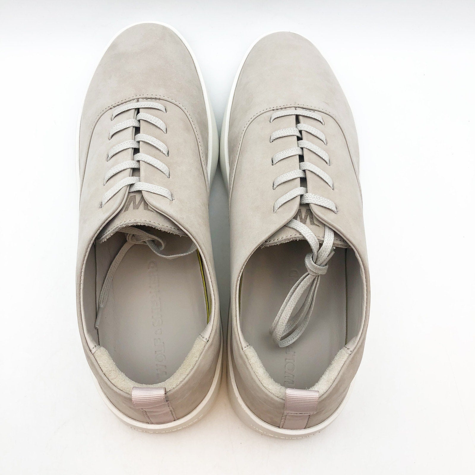 Wolf & Shepherd Cruise Casual Sneakers MENS 8 WOMENS 9.5 Gray Nubuck Leather NIB