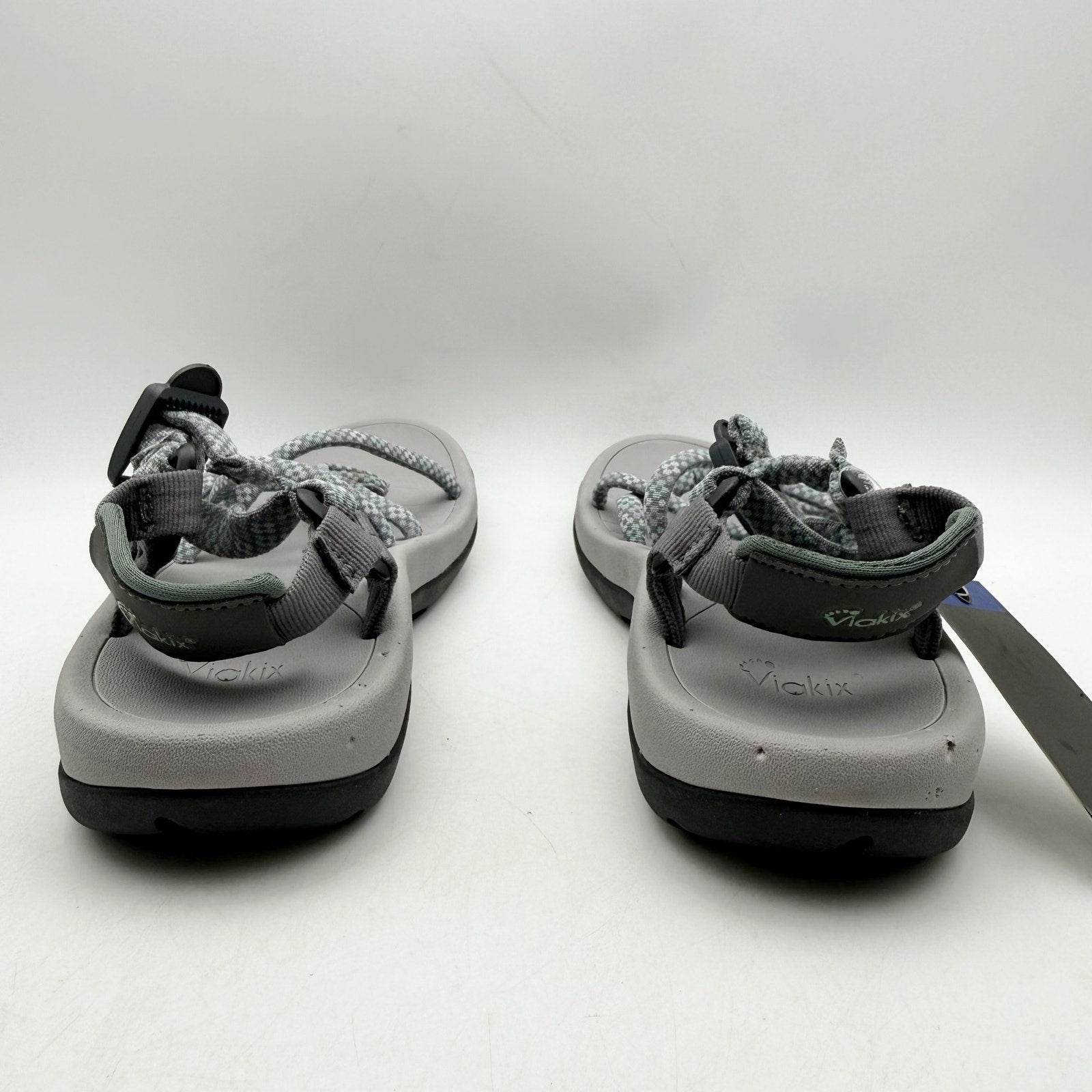 Viakix Womens Samara Hiking Sandals US 6 EU 37 Grey Black NIB