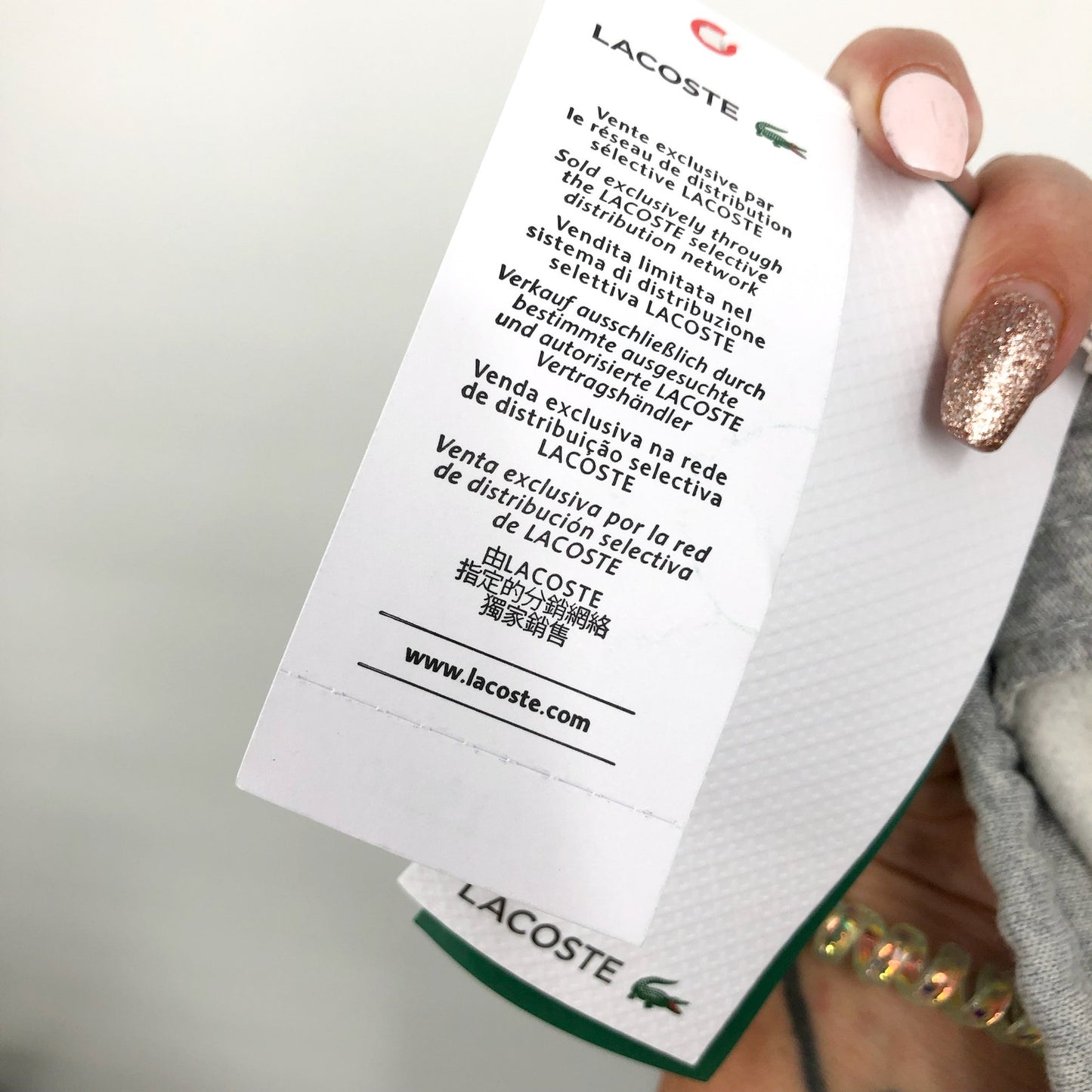 LACOSTE Men's Core Fleece Tapered Fit Joggers Size 6 XL Grey Elastic Waist NWT