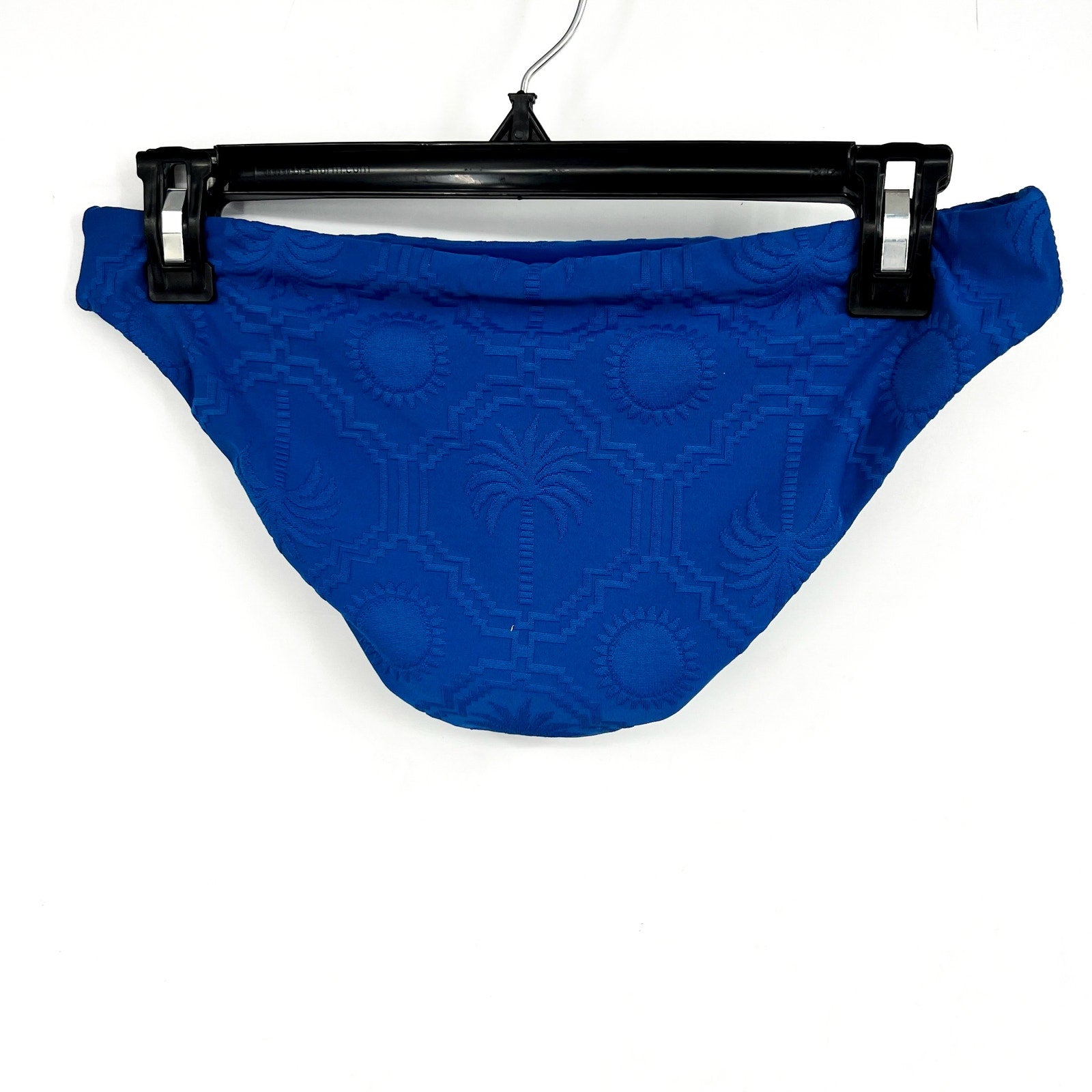 SEAFOLLY Womens Oasis Hipster Bikini Bottom Size 8 Blue Ultramarine Texture NWT