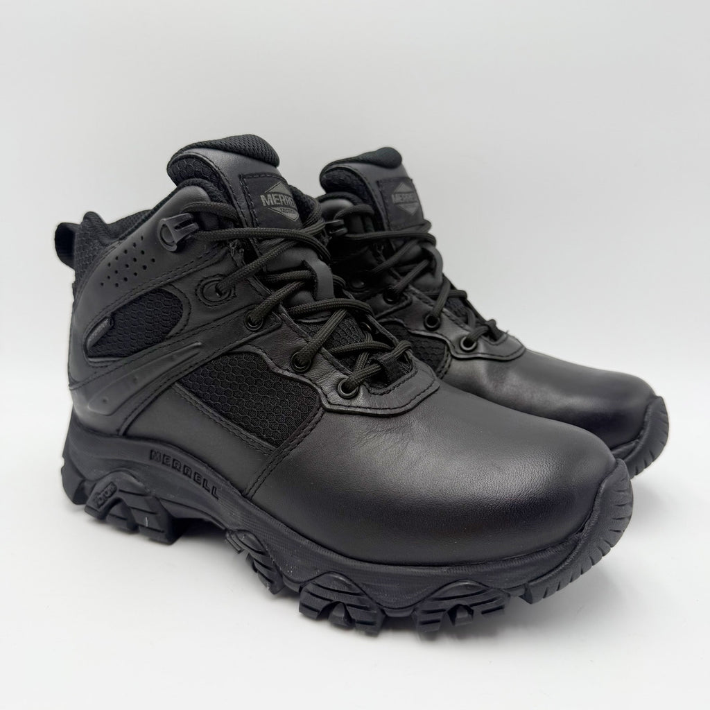 Merrell Work Womens Moab 3 Response Mid Boot Size 6 Black Leather Waterproof NIB