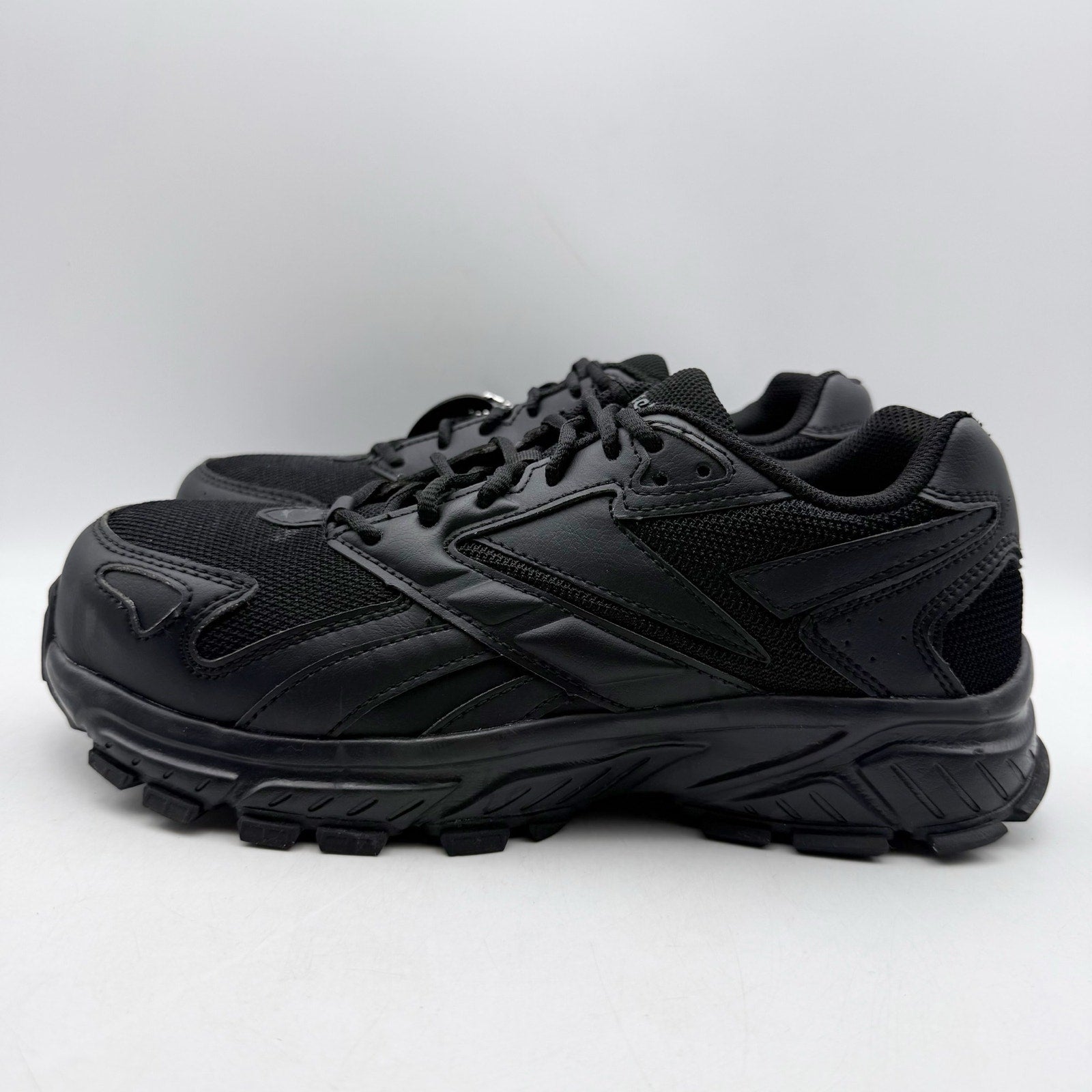 Reebok Work Mens Hyperium Work Shoes US 7 M Black EH Comp Toe NIB