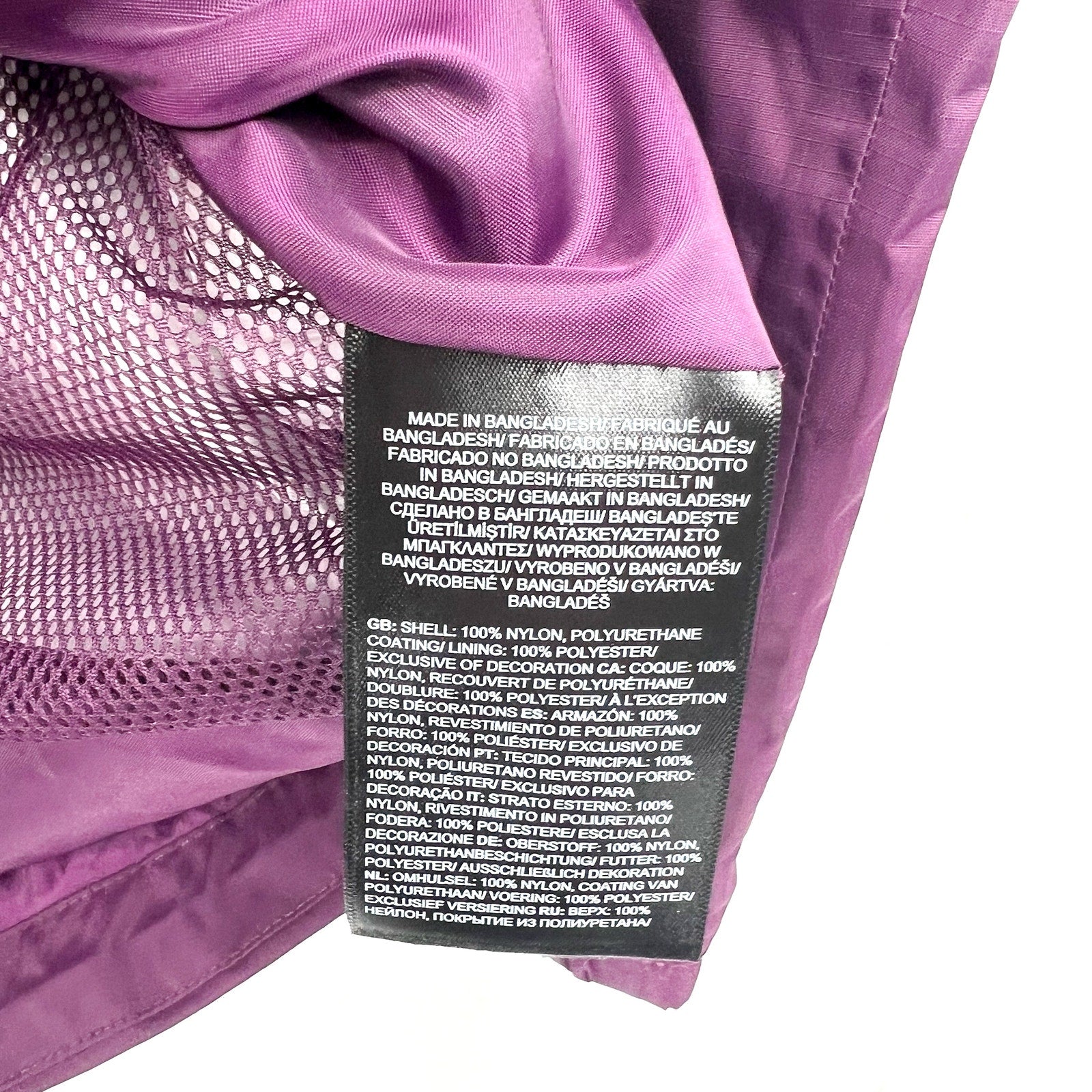 THE NORTH FACE Women's Antora Rain Hoodie Jacket XS Black Currant Purple NWT