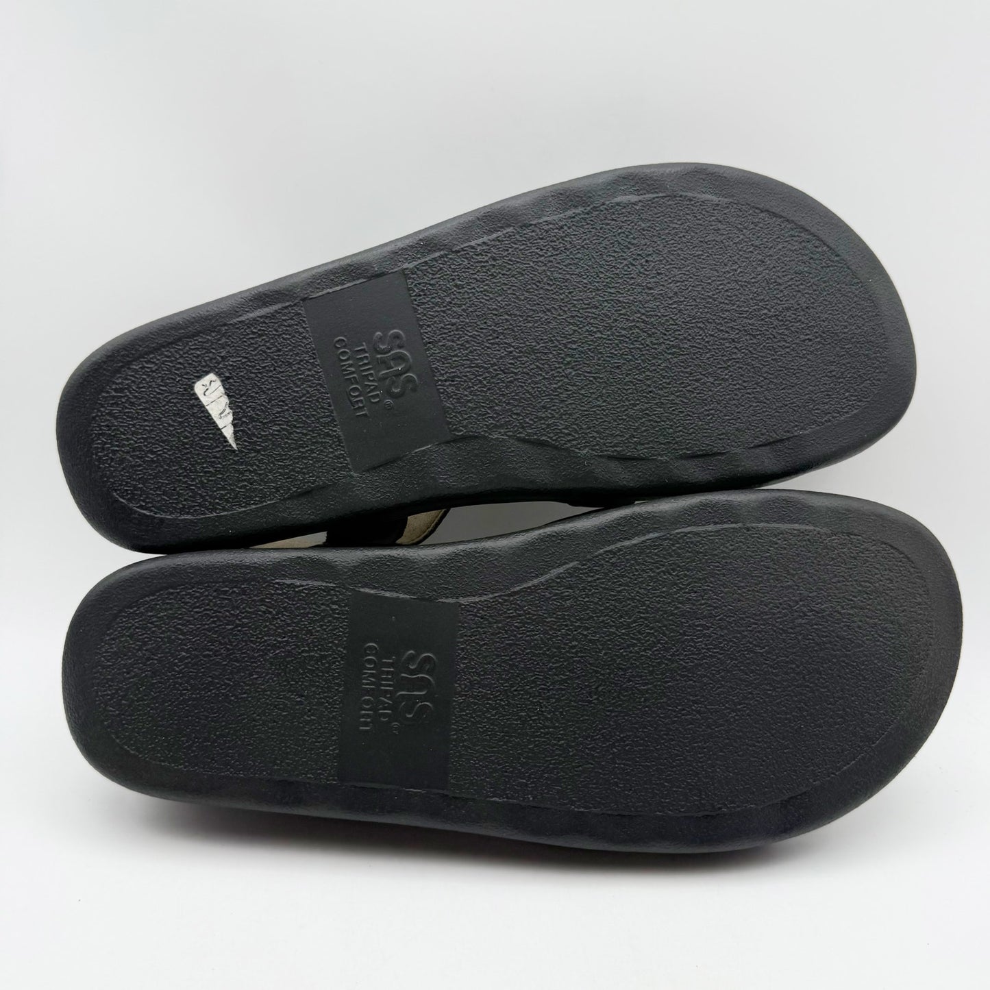 SAS Womens Sorrento Adjustable Comfort Sandal US 12 M Black Leather NIB