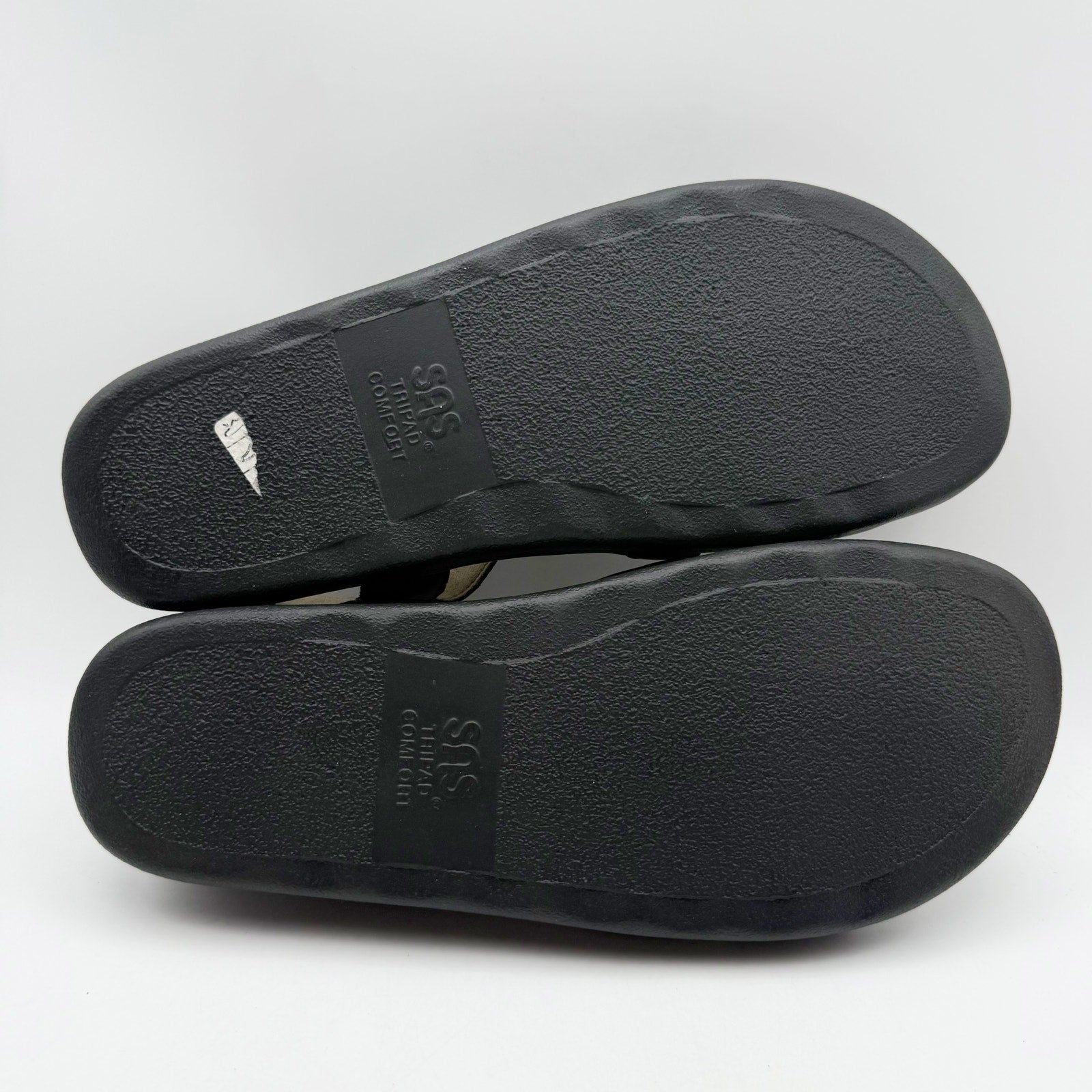 SAS Womens Sorrento Adjustable Comfort Sandals US 12 M Black Leather NIB