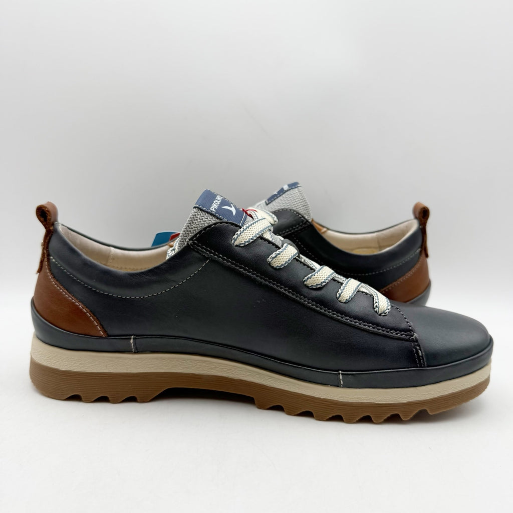 Pikolinos Womens Vigo W3W-6979 Sneakers EU 39 US 8.5-9 Blue Ocean Leather NIB