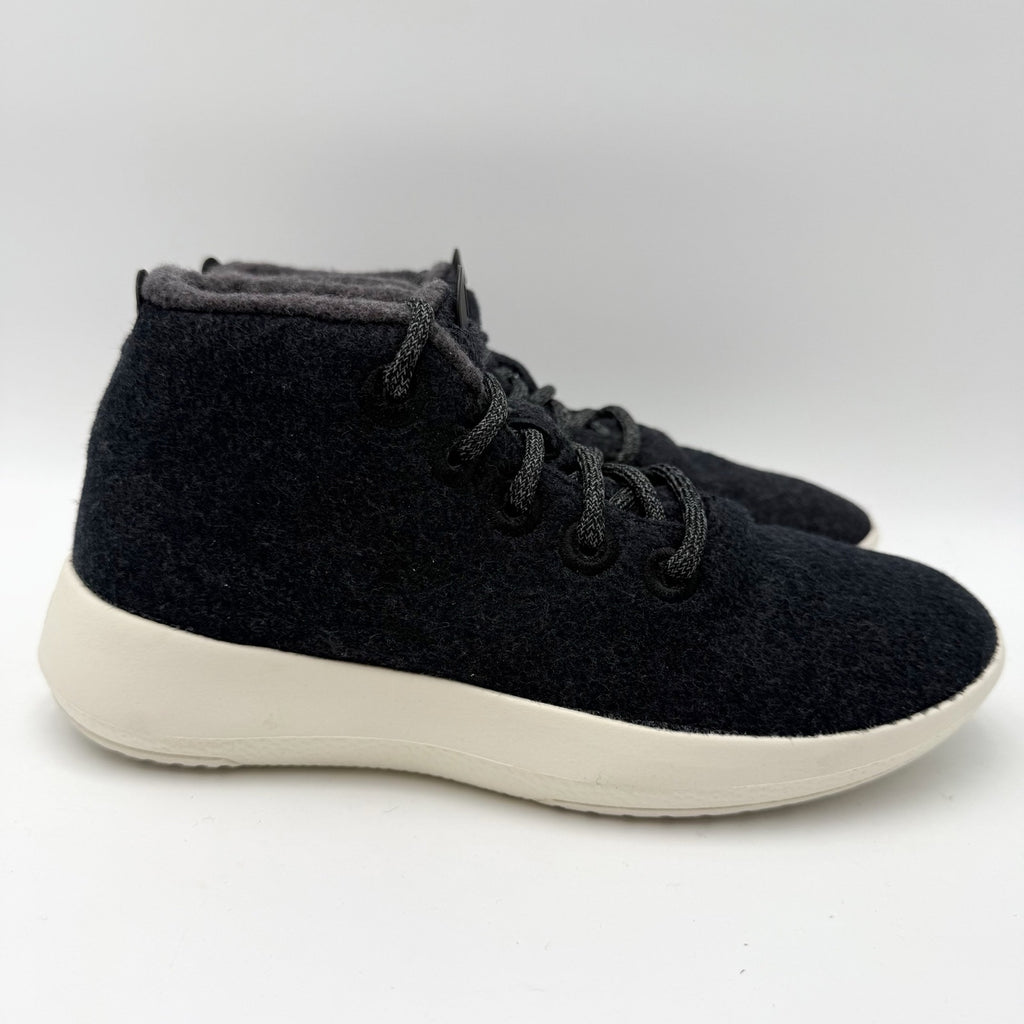 Allbirds Womens Wool Runner-up Mizzles Sneaker High Top US 7 Tuke Jo Black NIB