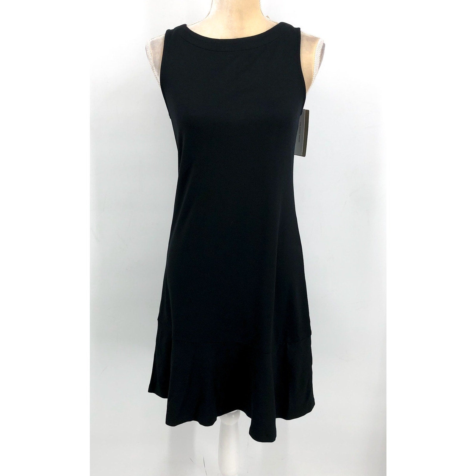 TOMMY BAHAMA Women's Darcy Flounce Dress XS Black Sleeveless NWT