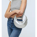 MADEWELL Essential Convertible Top Handle Crossbody Mini Bag Silver NP326 NWT