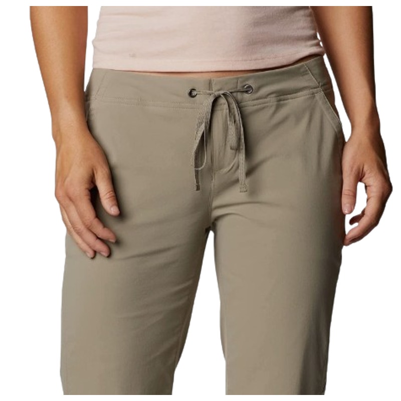 COLUMBIA Women's Anytime Outdoor Long Shorts Size 4 Khaki Stretch NWT