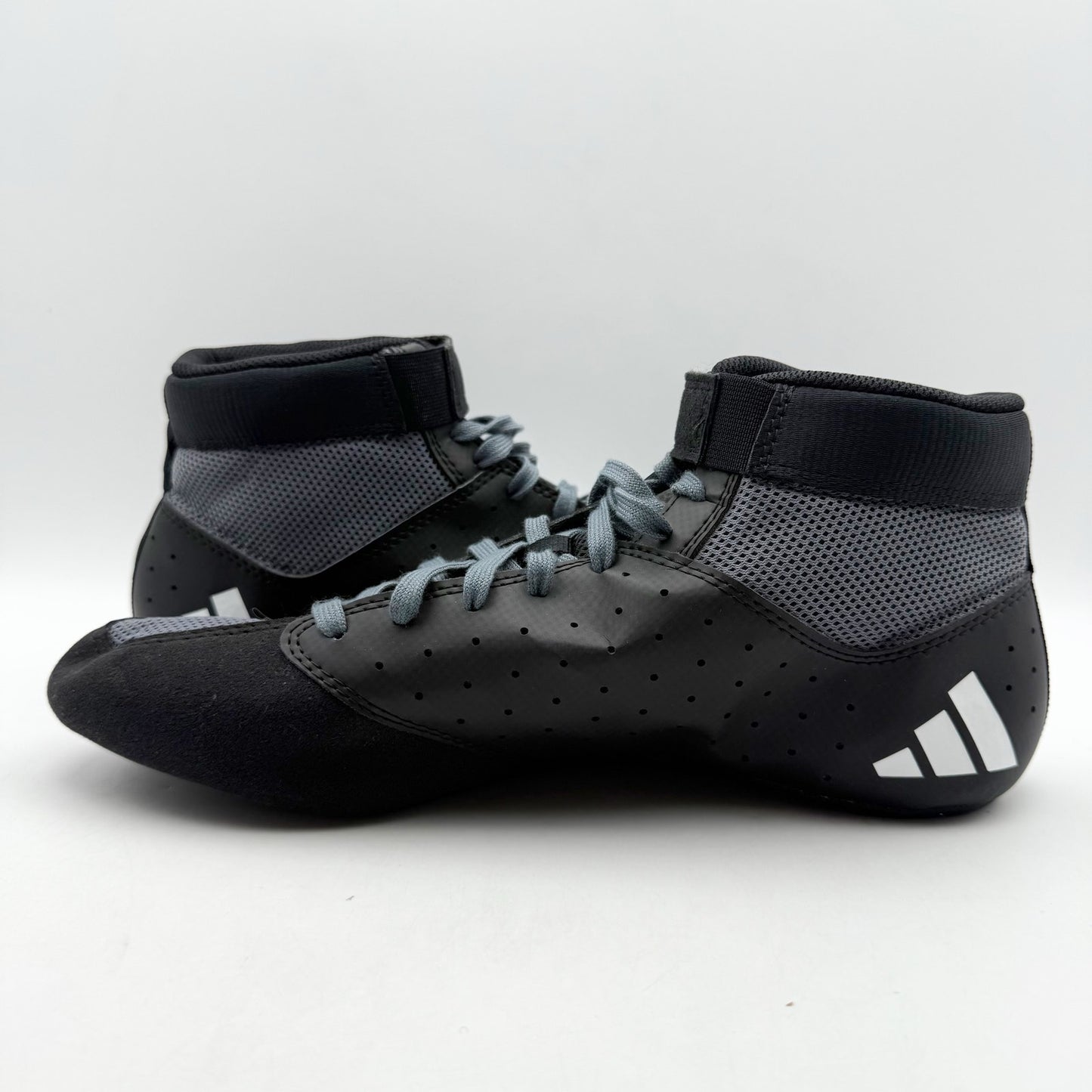 Adidas Mens Mat Hog 2.0 Wrestling Shoes US 9.5 Black White Athletic NWOB