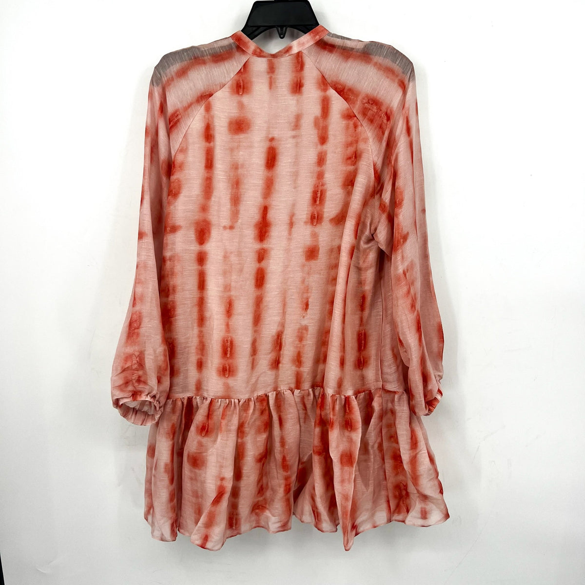 MARIE OLIVER Women's Retta Shift Dress Small Pink Cranberry Dye Linen Silk NWT