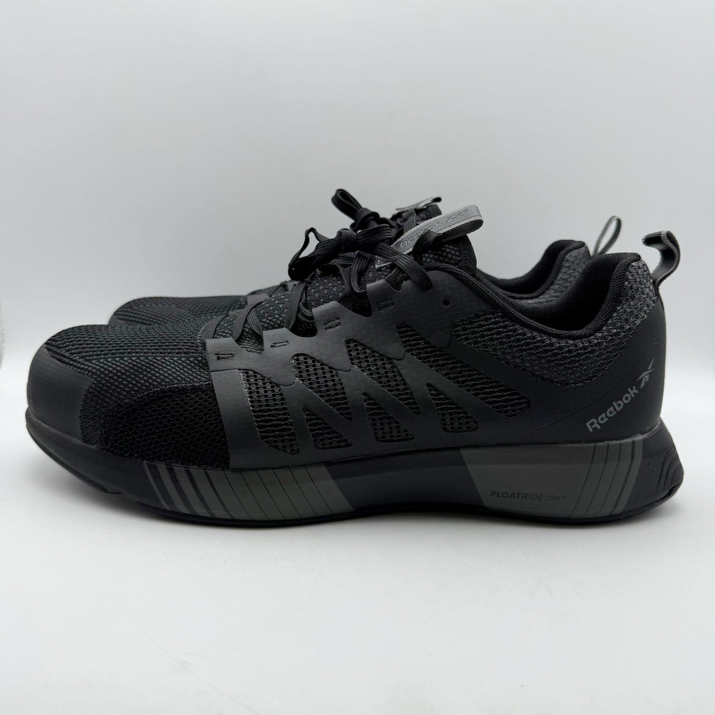 Reebok Work Womens Fusion Flexweave Sneaker 7.5 M Black EH Comp Toe SR NIB