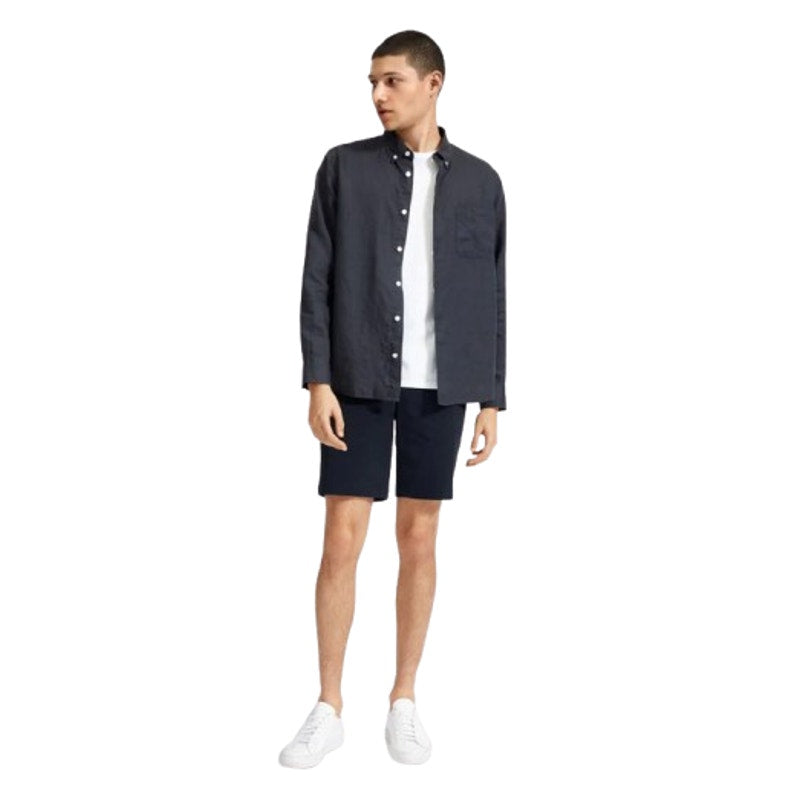 EVERLANE Men's The 9" Performance Chino Shorts Size 31 Navy Blue Slim-Fit NWT