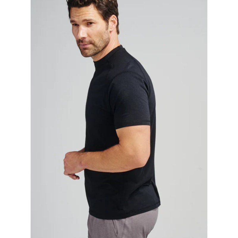 TASC Mens Carrollton Fitness T-Shirt Small Black Short Sleeve Organic Cotton NWT