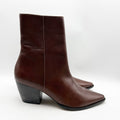 Matisse Womens Caty Western Ankle Boots US 9 M Dark Brown Leather NWOB