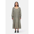LACAUSA Women's Tate Tiered Midi Dress Small Eucalyptus Green Long Sleeve NWT