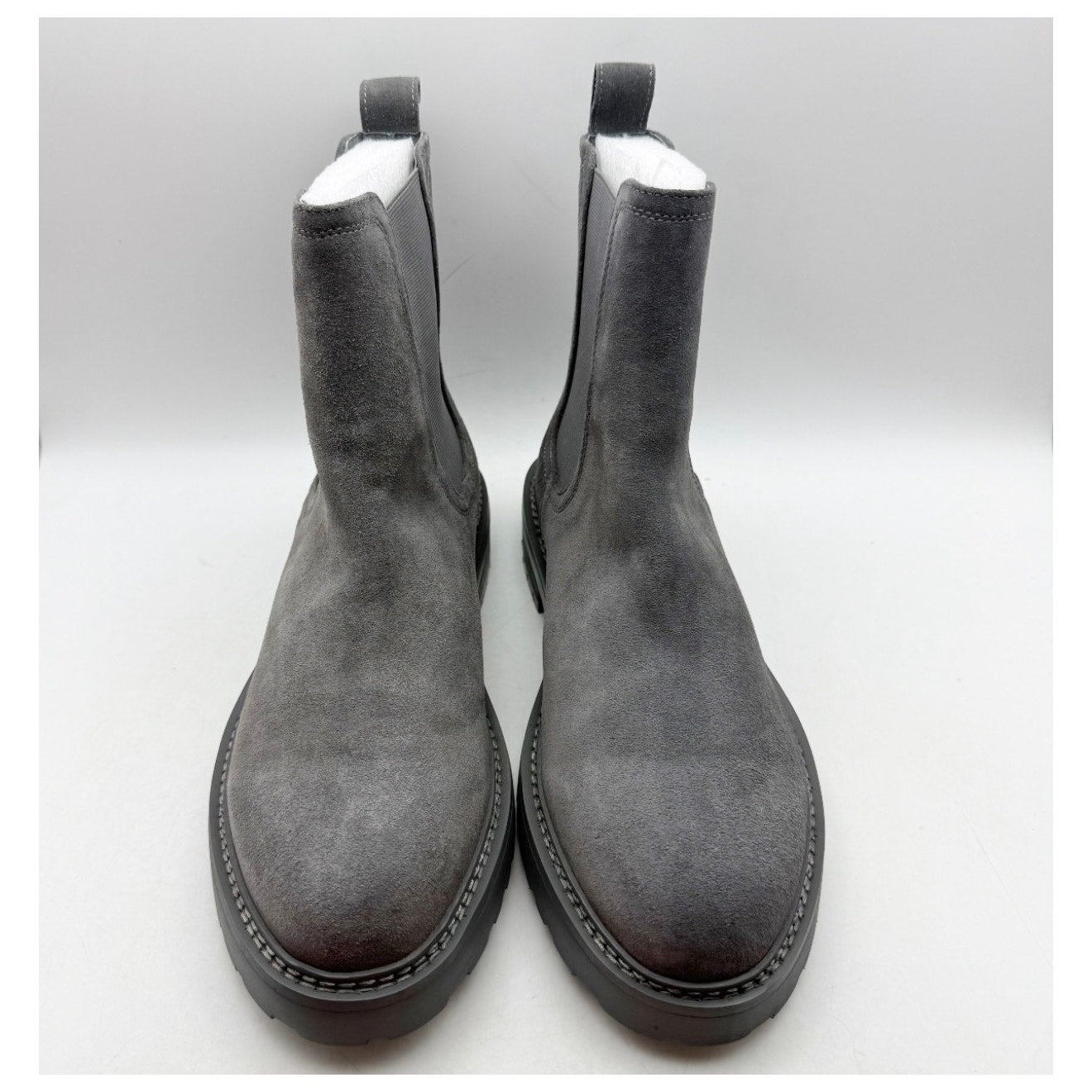 Saint Morta Men's Chunky Chelsea Boot US 9 EU 43 Dark Grey Suede NIB