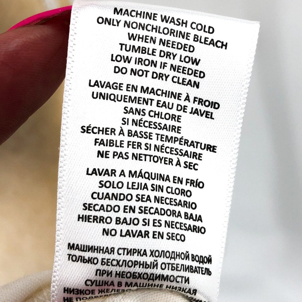 RE/DONE Victorian Cut Off Blouse Vintage Ivory MEDIUM