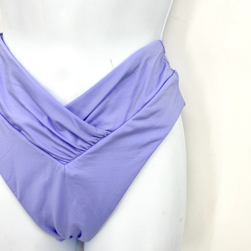 BECCA Color Code Carolina French Cut Bikini Bottom Medium Bellflower Purple NWT