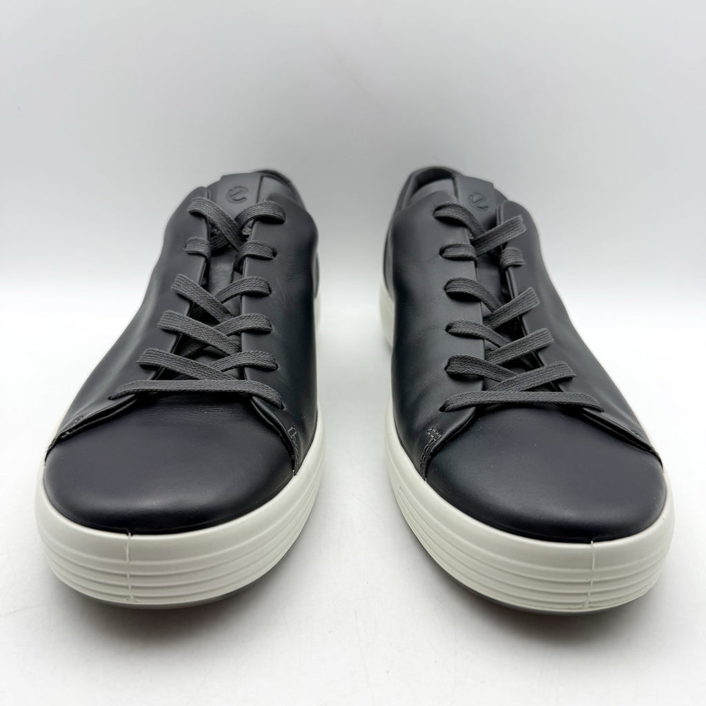 ECCO Mens Soft 7 Premier Sneakers EU 43 US 9-9.5 Black Leather NIB