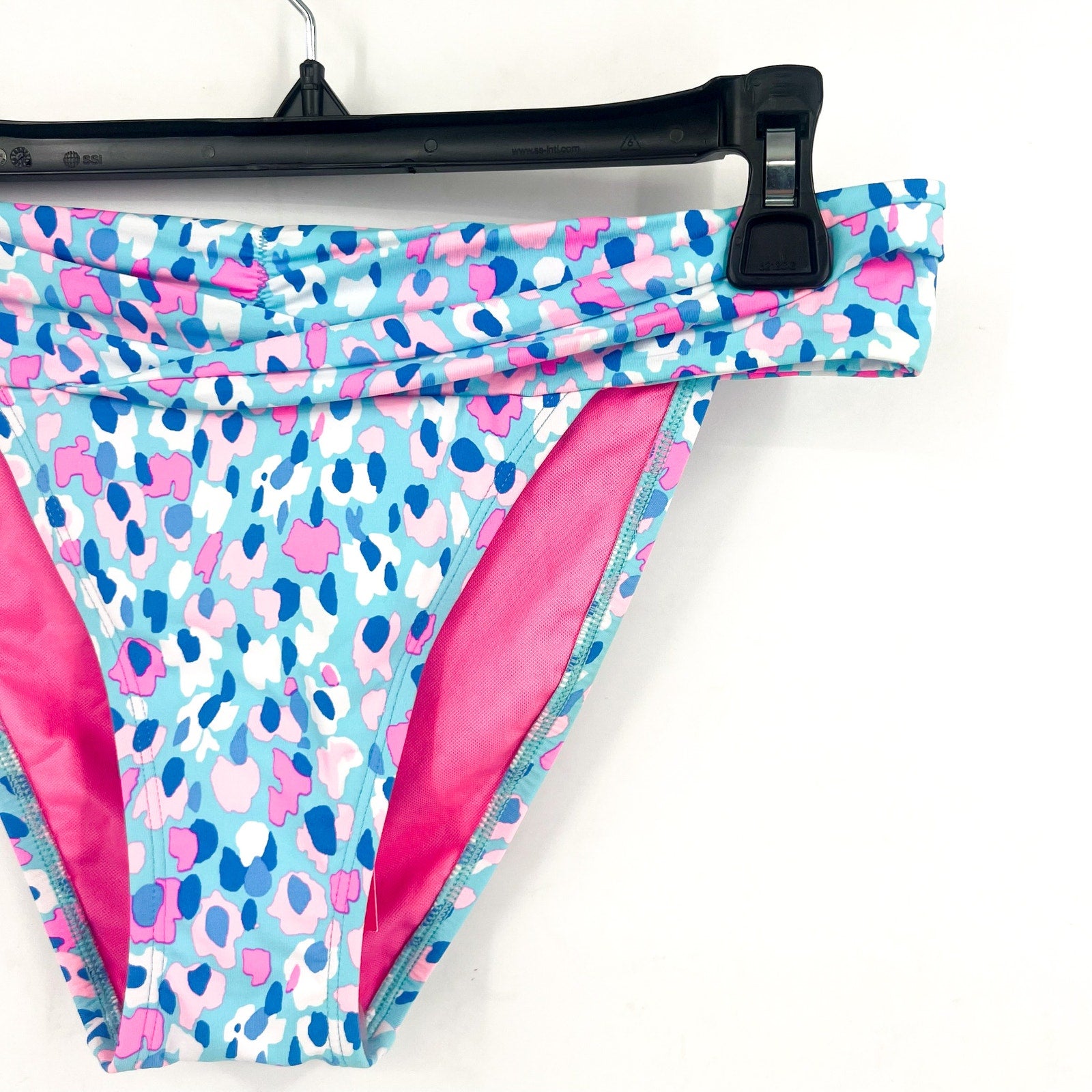 LILLY PULITZER Trey Bikini Bottoms Size 6 Blue Ibiza Hottie Dottie Swim NWT