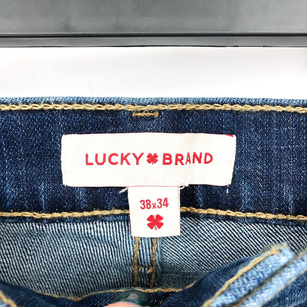 LUCKY BRAND Men's Easy Rider Bootcut Jeans 38x34 Dawson Blue COOLMAX NWT