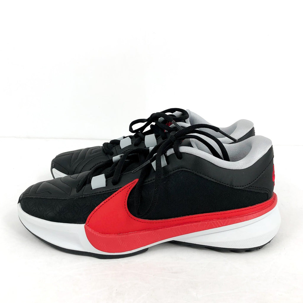 NIKE Air Zoom Freak 5 Basketball Shoes Men's 7 Womens 8.5 Black Red Giannis NWOB