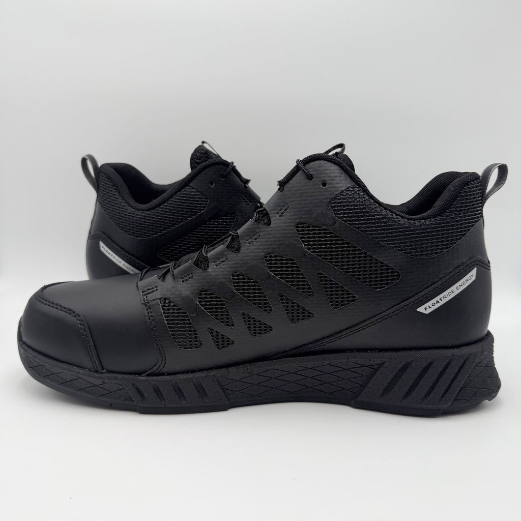 REEBOK Mens Floatride Energy Tactical Mid Work Boots Size 16 M Black SR NIB