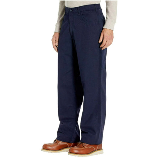 CARHARTT Men's FR Loose Fit Midweight Canvas Utility Pants Navy Blue 35x30