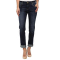 KUT FROM THE KLOTH Catherine Boyfriend Jeans Size 2 Dark Blue Wash NWT