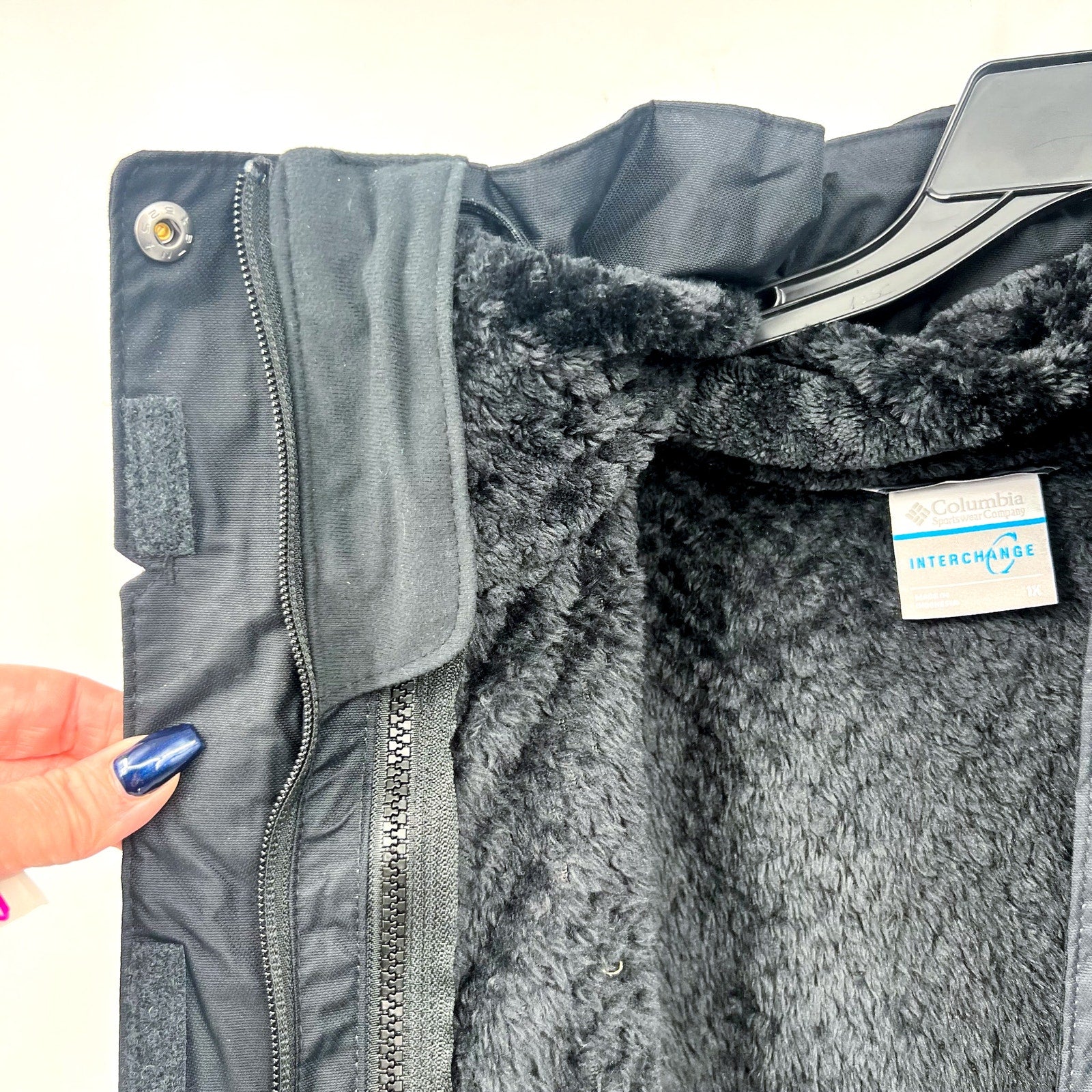 Columbia Women's Bugaboo II Fleece Interchange Jacket 1X Black Waterproof NWT