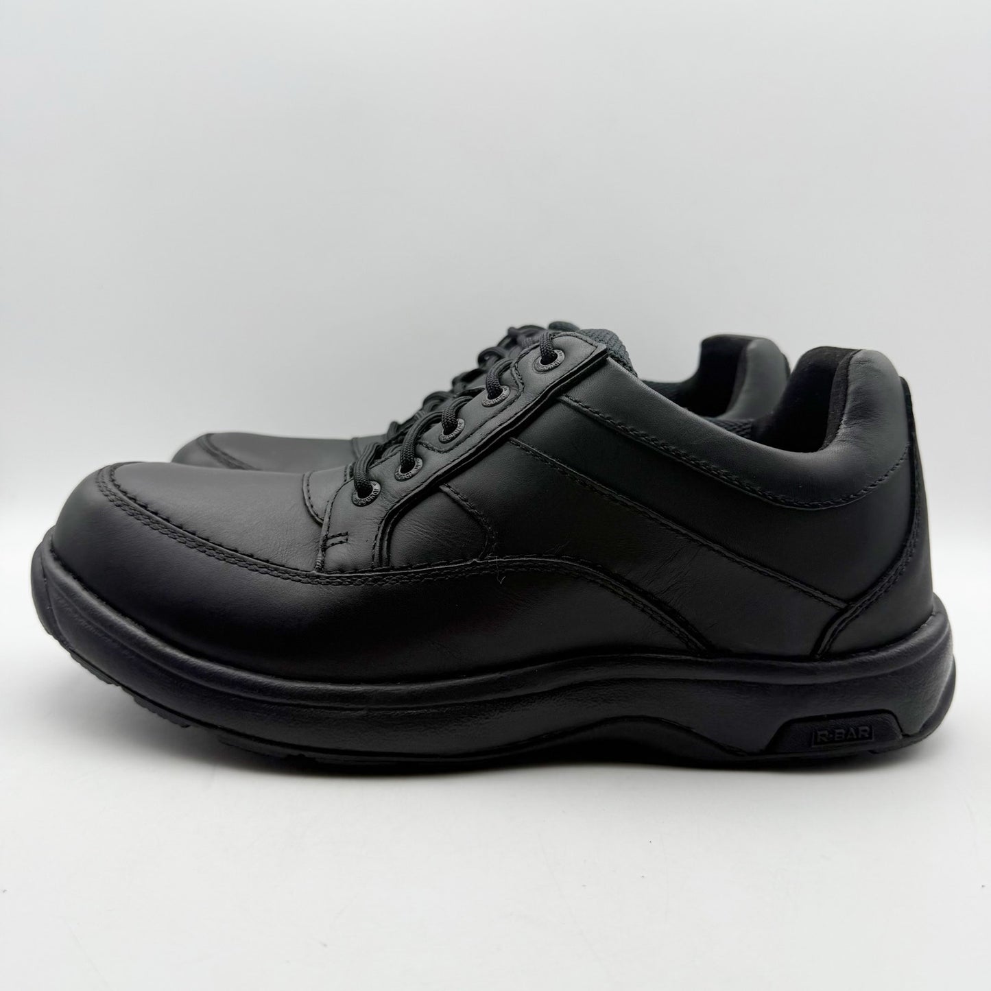 Dunham Mens Midland Oxford Sneaker US 10.5 XW Black Leather Waterproof NIB