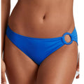 LAUREN RALPH LAUREN Macrame-Ring Hipster Bikini Bottoms Size 12 Blue NWOT