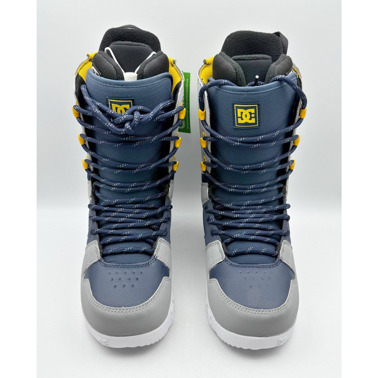 DC Mens Phase Lace Snowboard Boots US 7M EU 39 Navy Grey NIB