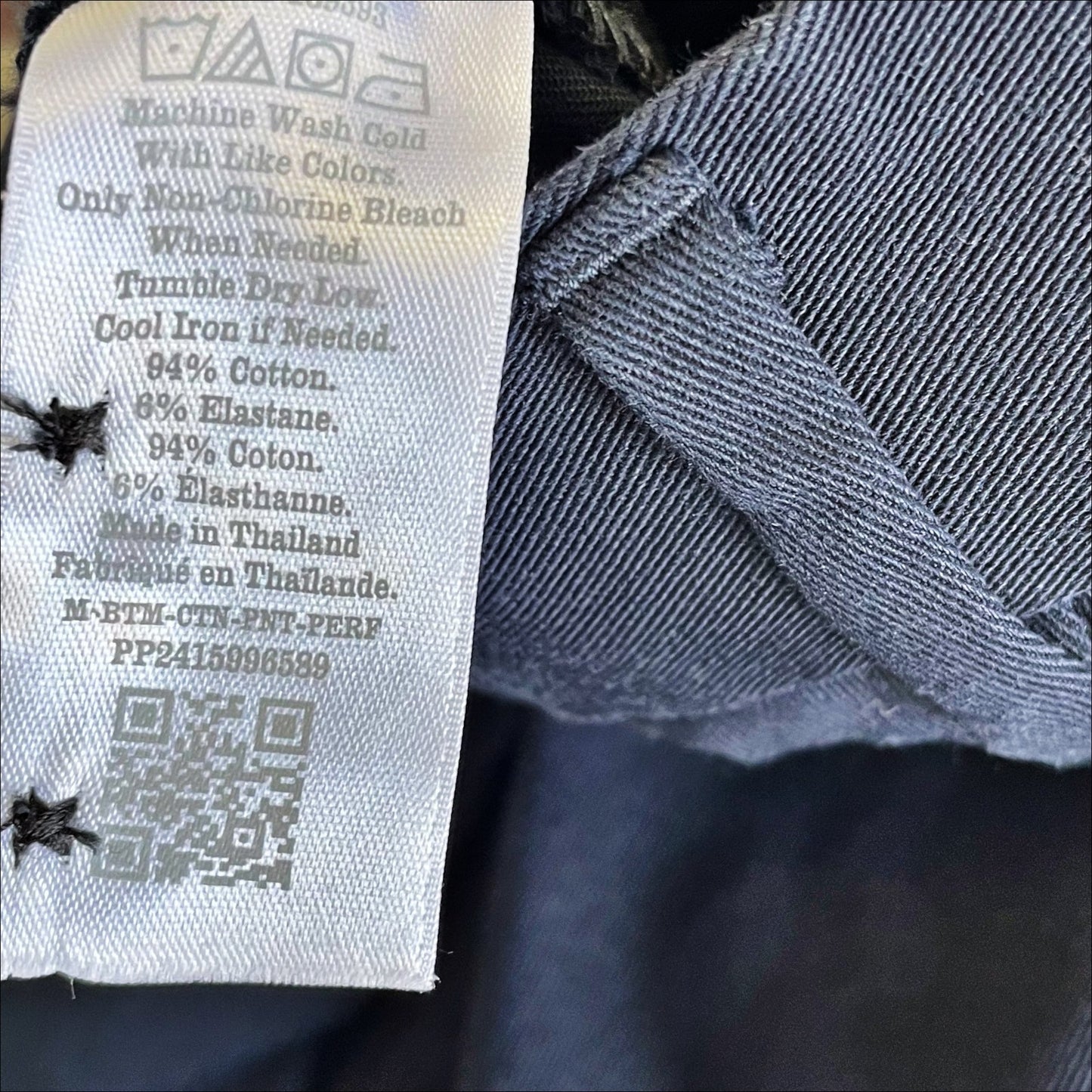 Everlane Mens Uniform Performance Chino Size 32x30 Straight Pant Navy Blue NWT