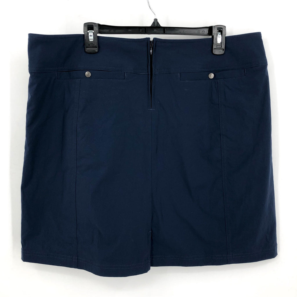 ROYAL ROBBINS Women's Discovery III Skort Size 18 Deep Blue Stretch NWT