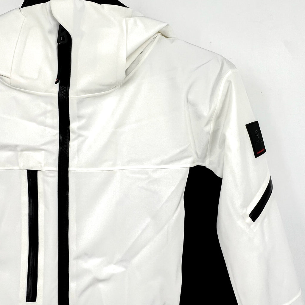 BOGNER Women's Dalya Hooded Two Tone Ski Jacket US 4 Small Off White WP NWOT