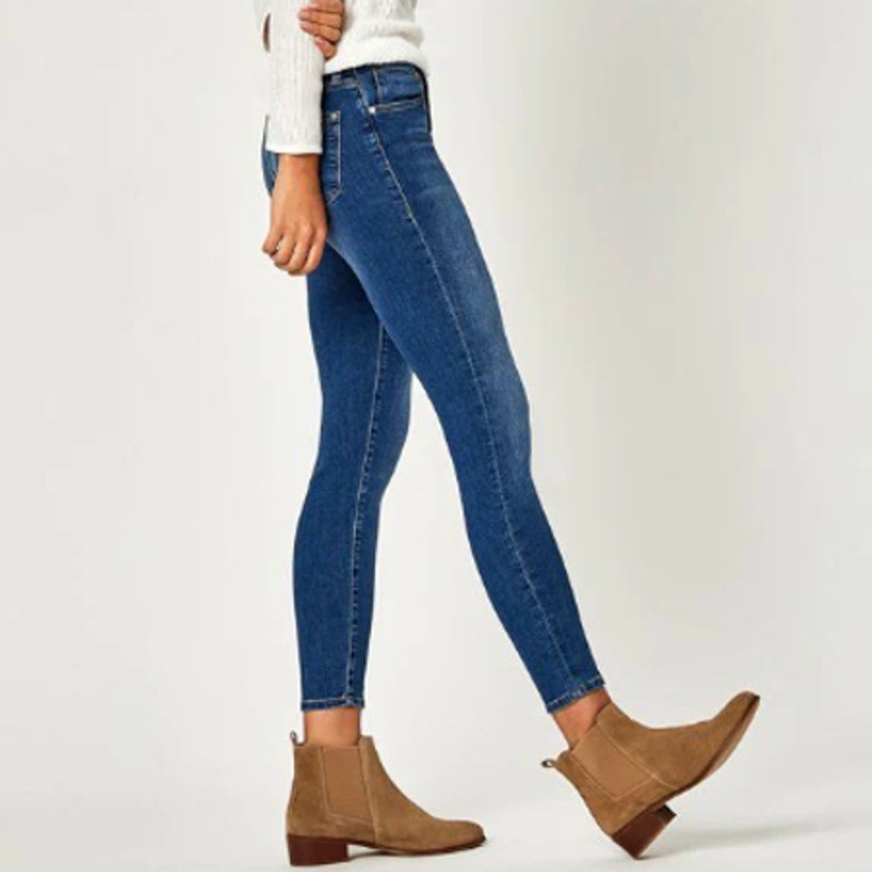MAVI Womens Adriana Ankle Jeans Size 25 Blue Mid Rise Super Skinny Supersoft NWT