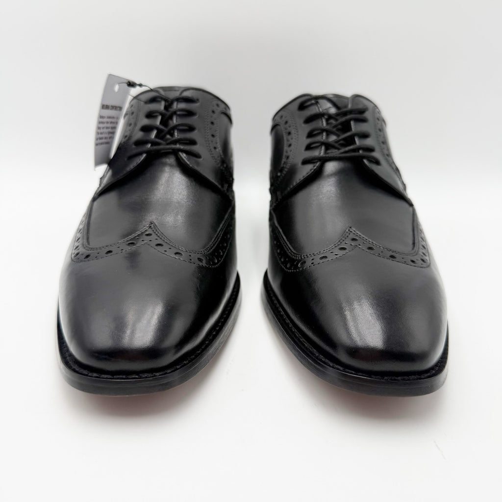 Florsheim Mens Conetta Wing Tip Oxford Shoes Size 11.5 M Black Leather NIB