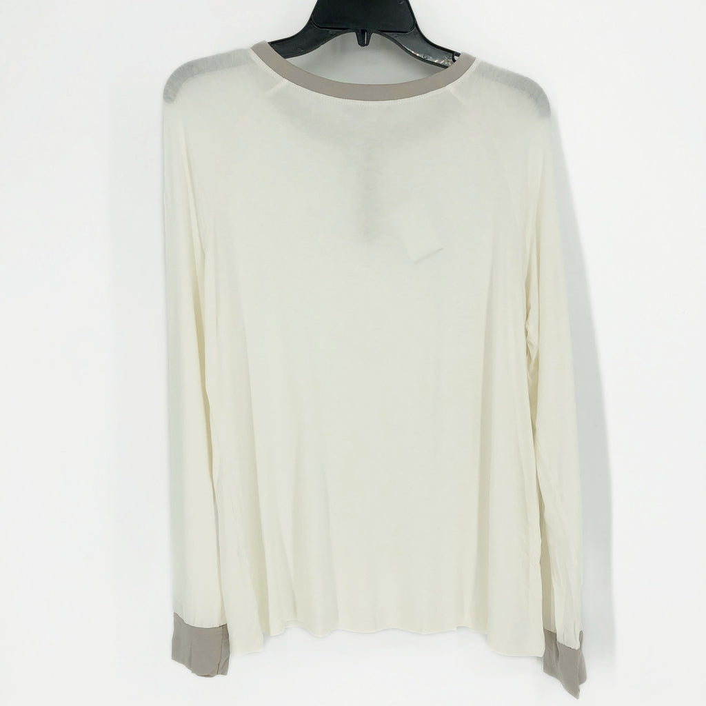 EVERYDAY RITUAL Women's Pajamas Set Medium Cream Knit Henley Jogger Stretch NWT