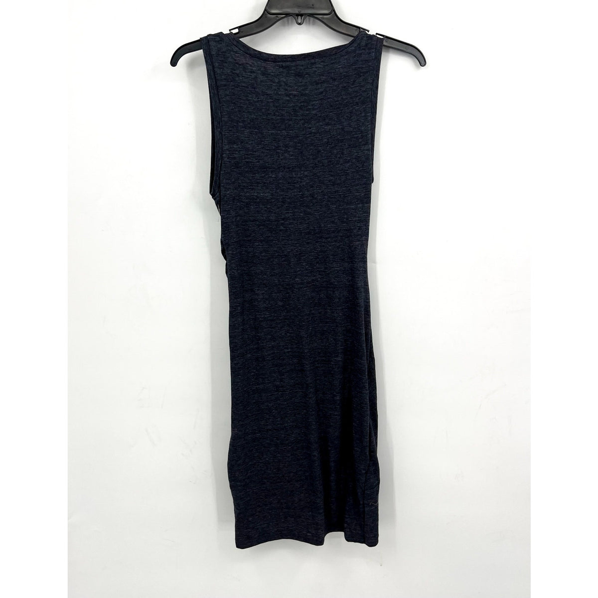 TREASURE & BOND Ruched Sleeveless Jersey Tank Dress Medium Gray Blue NWOT